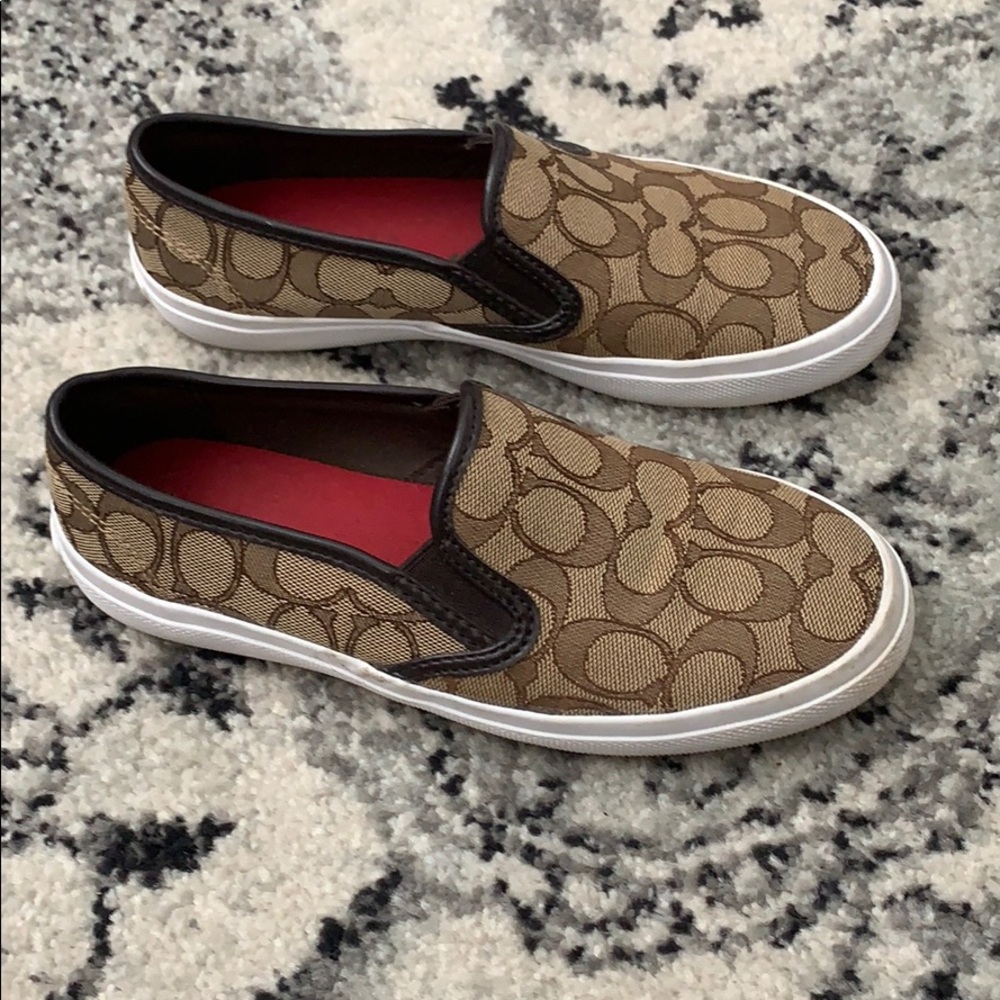 Coach slide on shoes